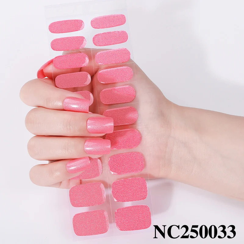 Elegante Glitzer Nagelwickel