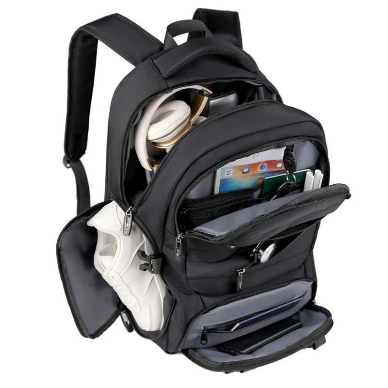 Multifunktionaler Laptop-Rucksack mit ergonomischen Gurten und mehreren Fächern Skanto