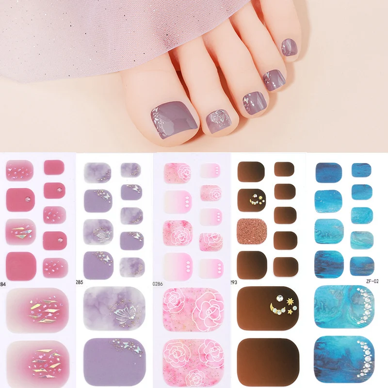 Glamouröse Gel-Nagelkunst-Wickel