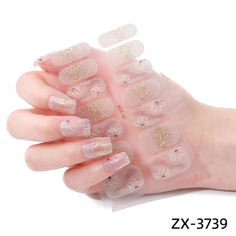 Elegante Gel-Nagel-Wickel