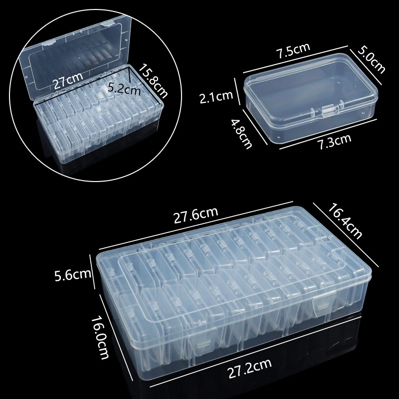Multi-Fach-Transparente Bastelbedarf Aufbewahrungsbox Brehn