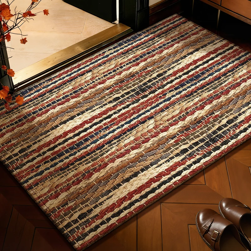 Handgeknüpfter Patchwork-Teppich