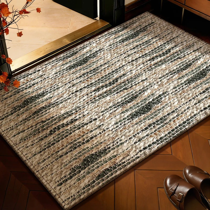 Handgeknüpfter Patchwork-Teppich
