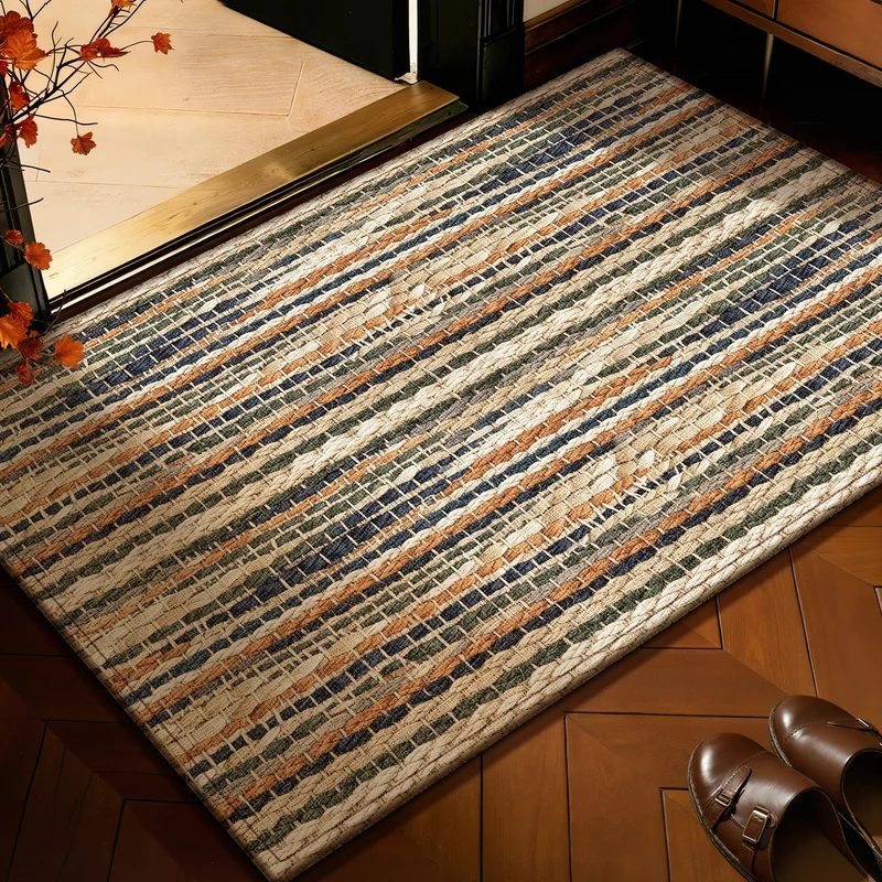 Handgeknüpfter Patchwork-Teppich