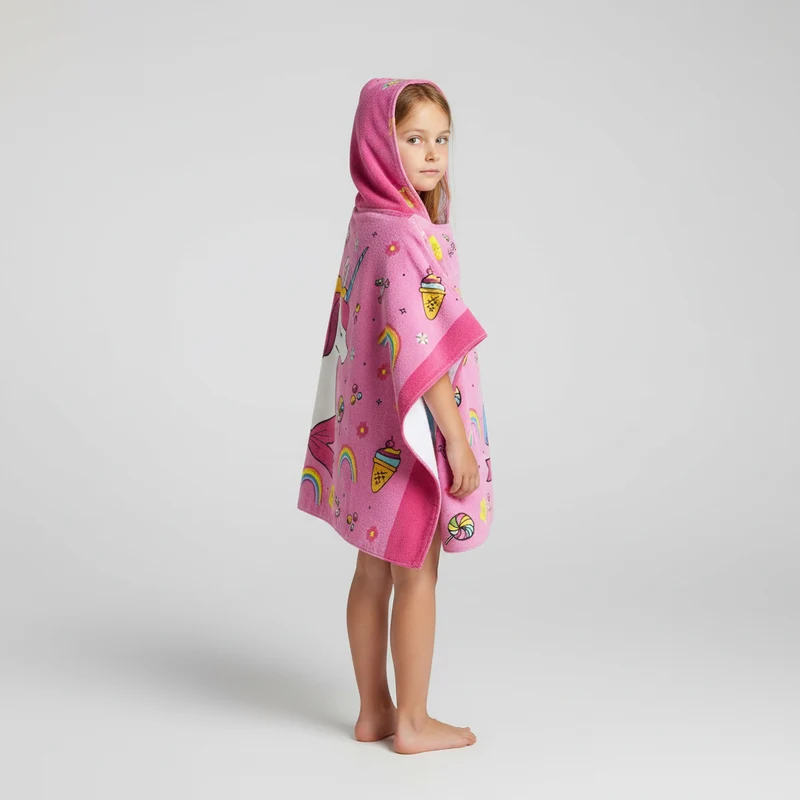 Moderne Cartoon-Stickerei - KidTowel