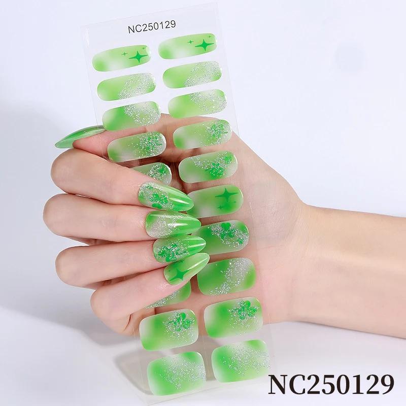 Botanische Nagelkunst Aufkleber