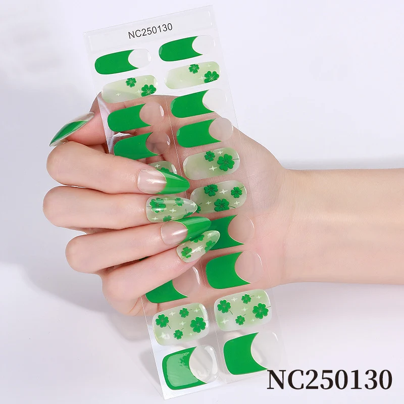 Botanische Nagelkunst Aufkleber