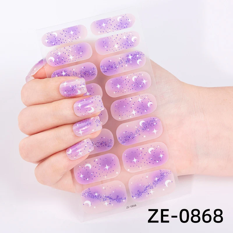 Künstlerische Marmor-Nagel-Wraps