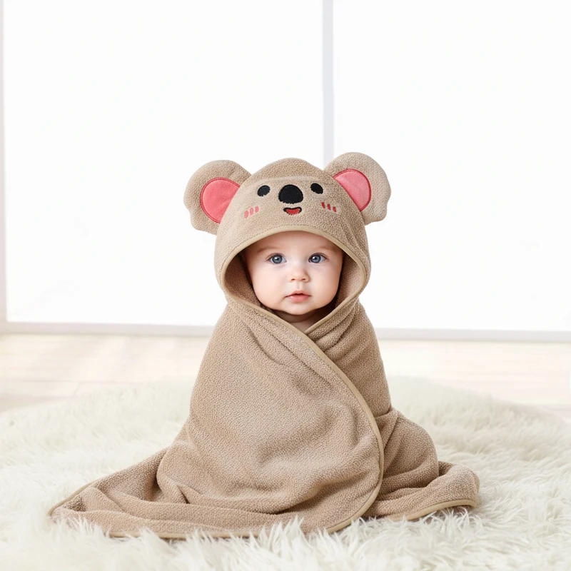Baby Bademantel Mit Kapuze - FluffyCape