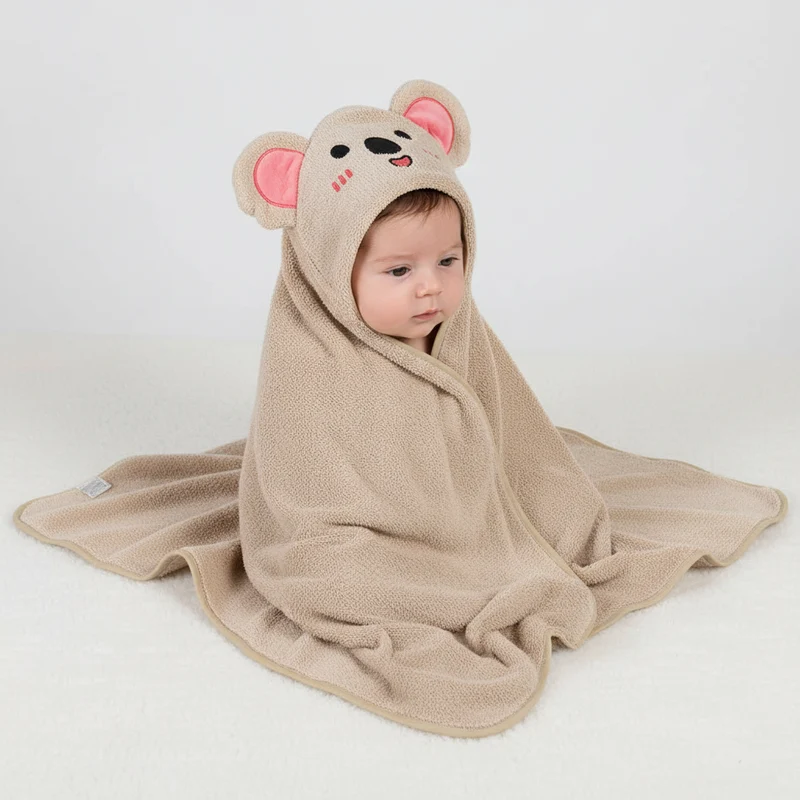 Baby Bademantel Mit Kapuze - FluffyCape