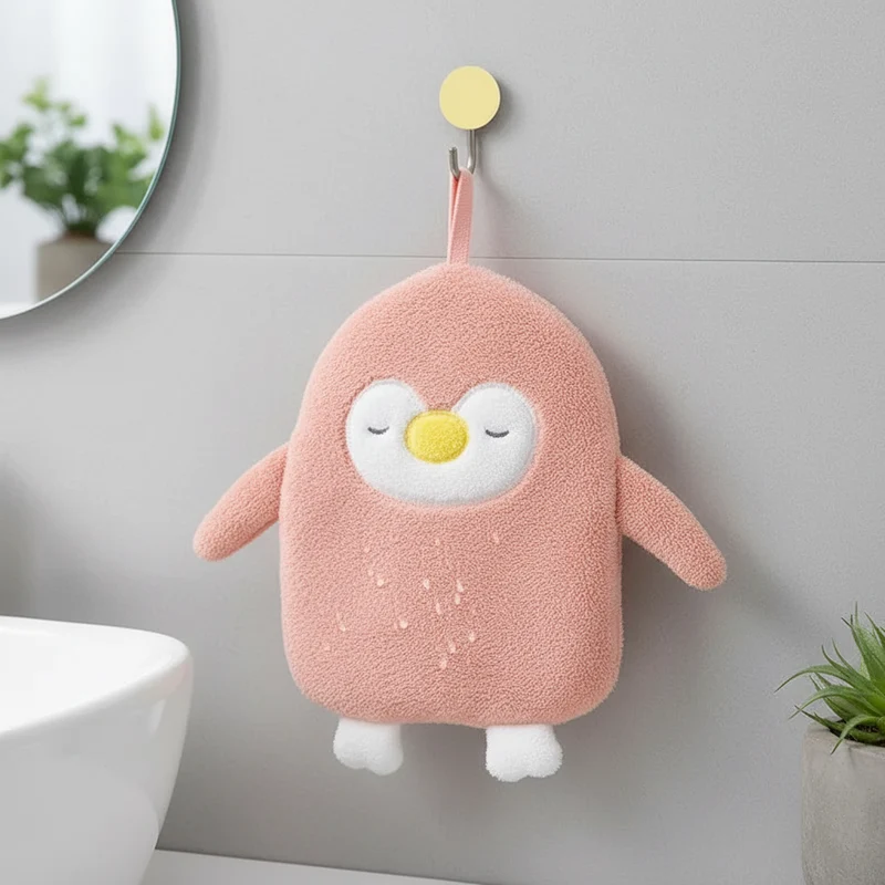 Korallfleece Handtuch - PenguinTowel