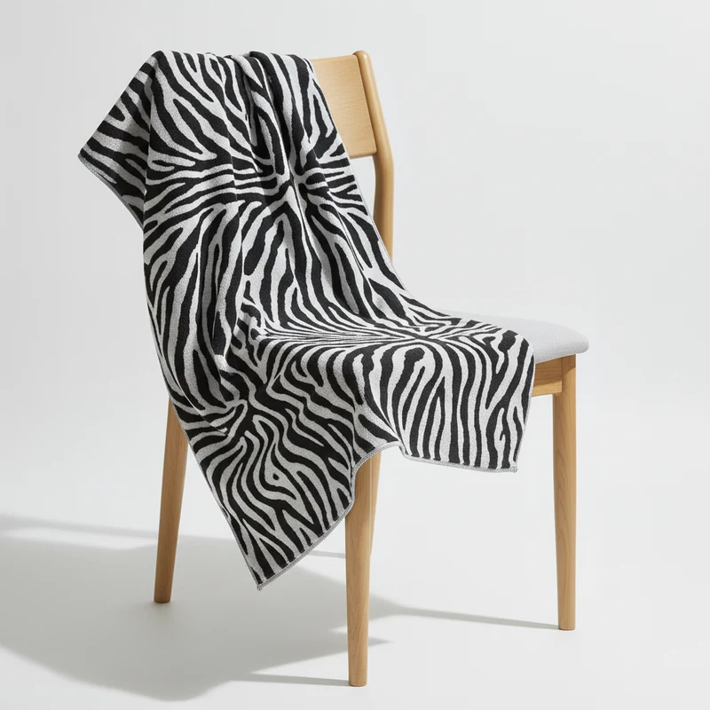 Gestreiftes Baumwollhandtuch - TigerTowel