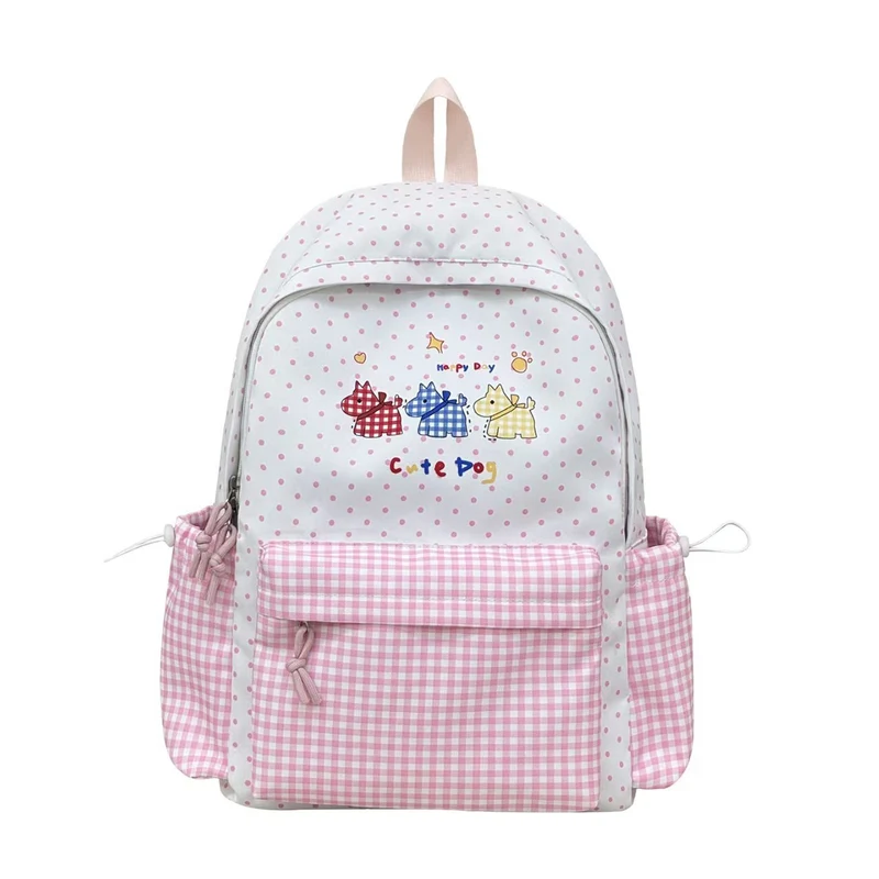 Verspielter Hunde-Illustrations-Rucksack Skanto