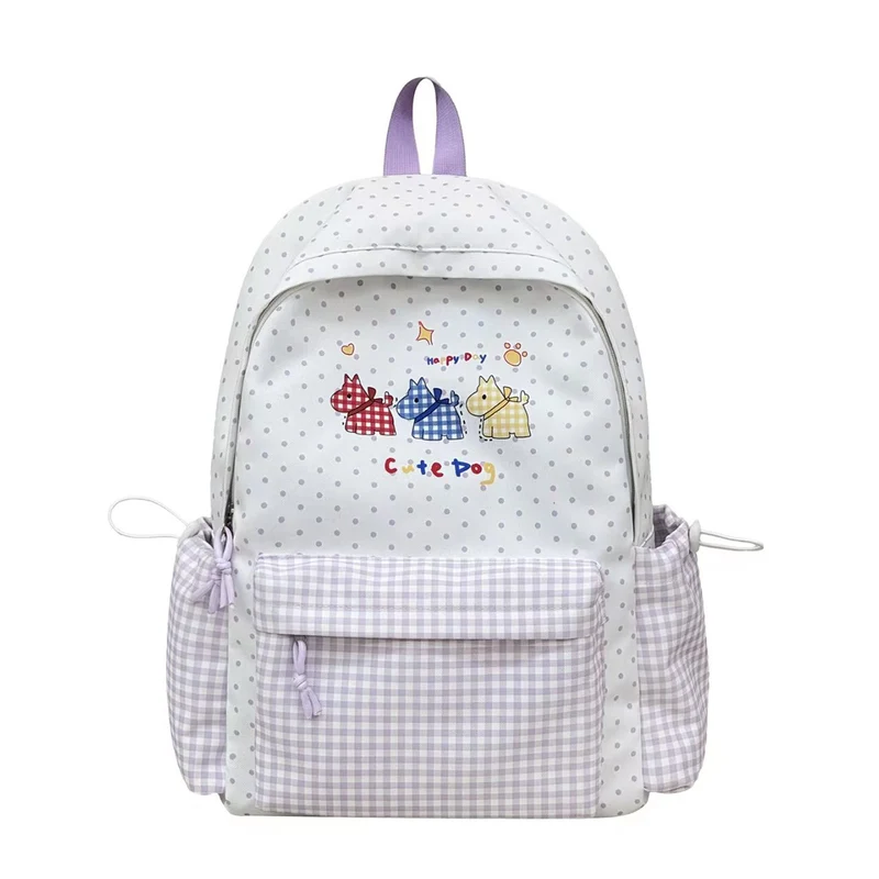Verspielter Hunde-Illustrations-Rucksack Skanto