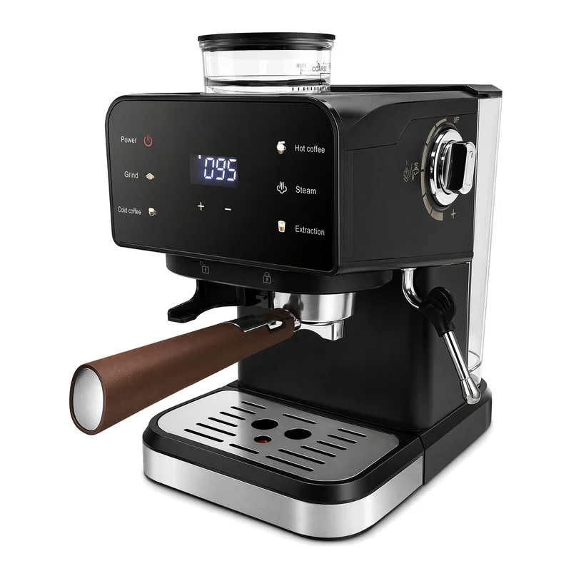 Espressomaschine mit integriertem Mahlwerk und digitaler Steuerung Skanto