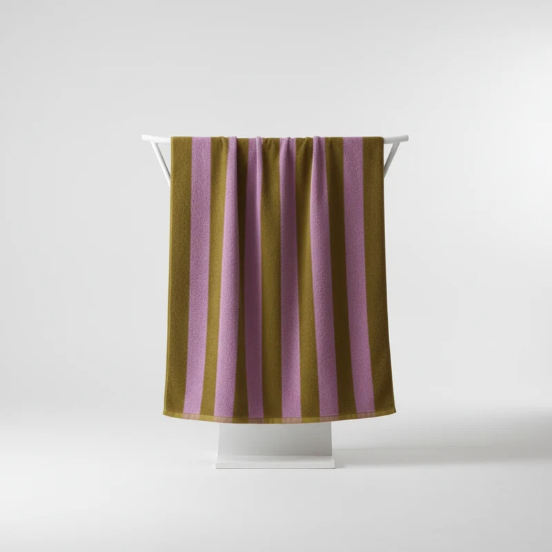 Gestreiftes Handtuch Set - RetroTowel