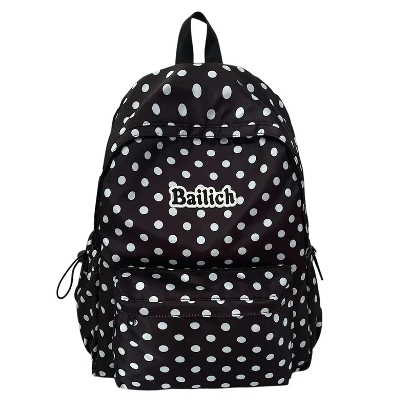 Lässiger Polka-Dot-Rucksack Skanto