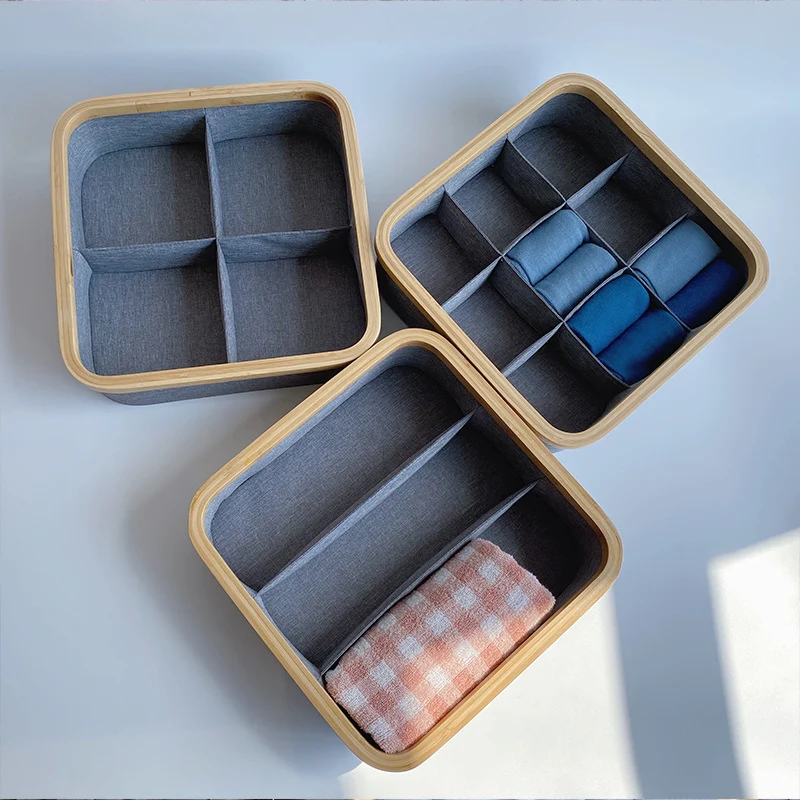 Multi-Sektionales Bambus-Storage-Tablett Brehn
