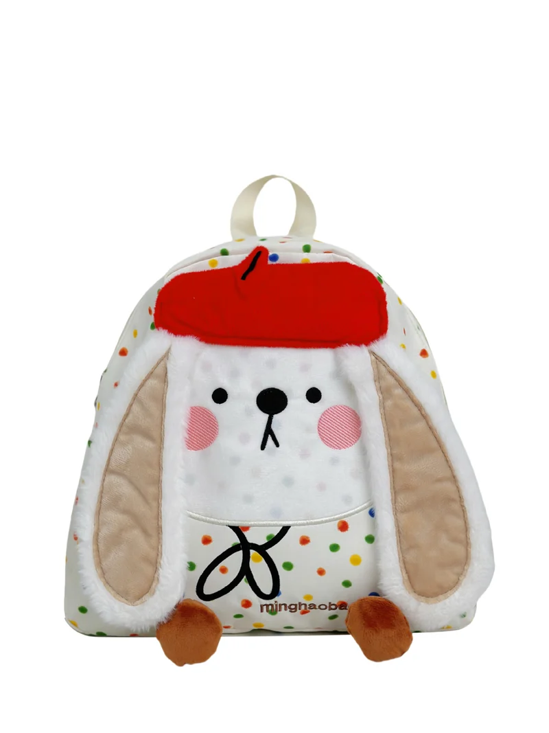 Plüsch-Hasengesicht-Rucksack Skanto