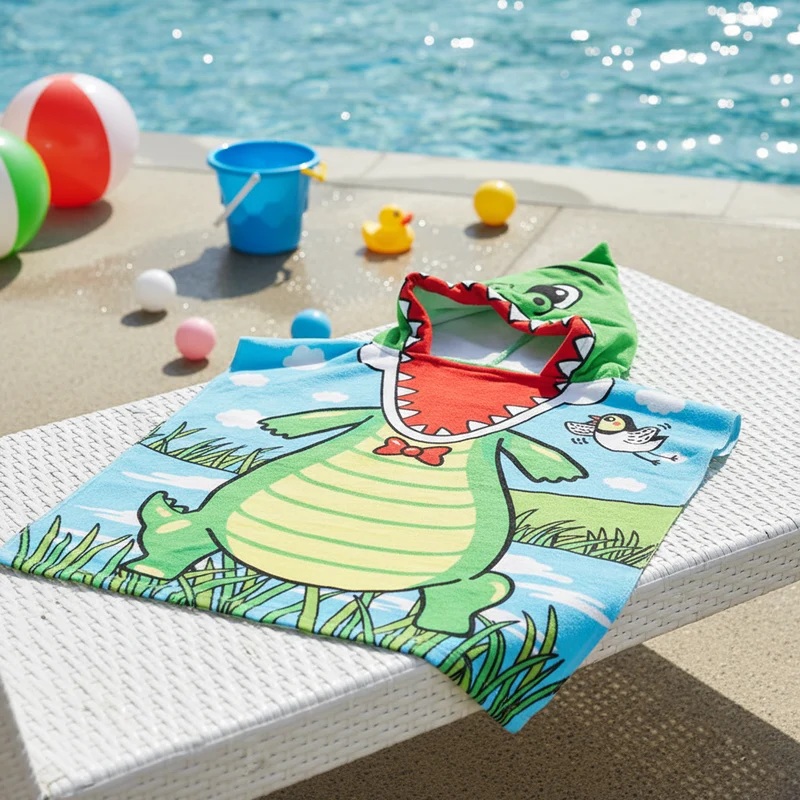 Handtuch Mit Kapuze - DinoTowel