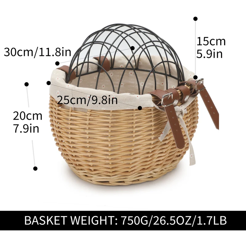 Woven Pet Carrier Basket Brehn
