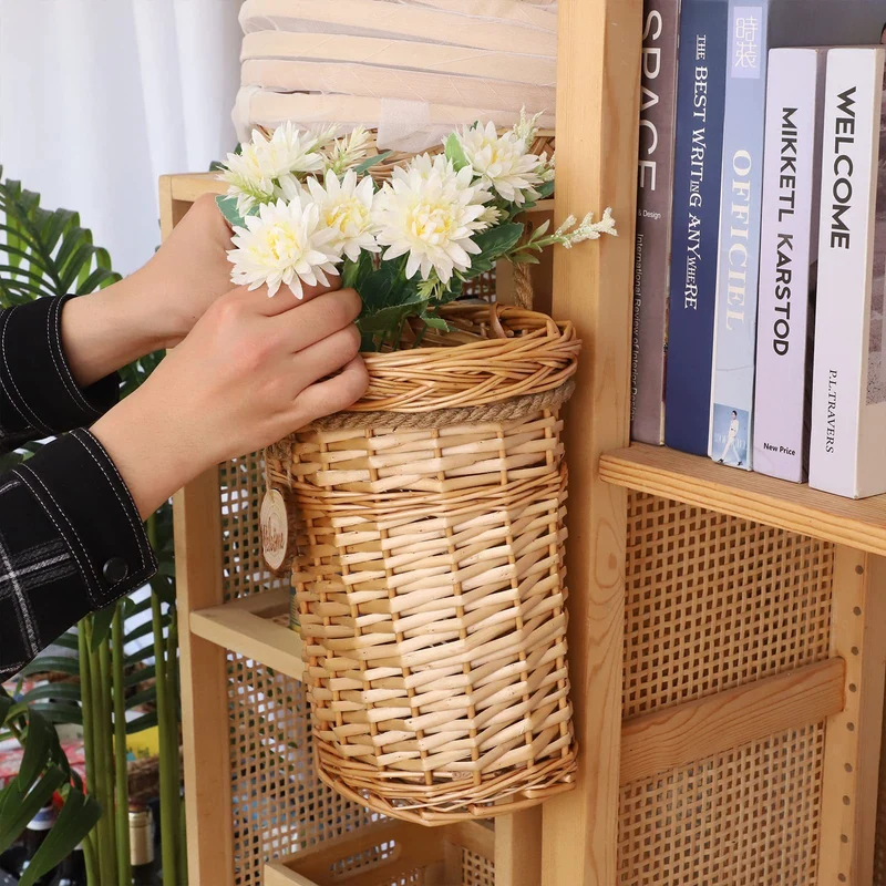 Geflochtener hängender Blumenkorb Brehn