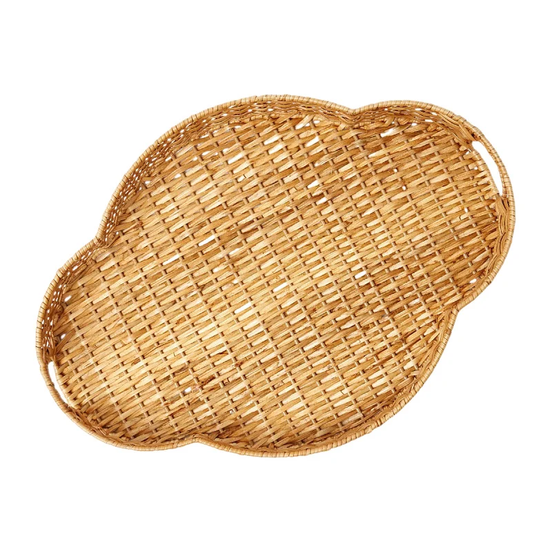 Woven Decorative Serving Tray Brehn