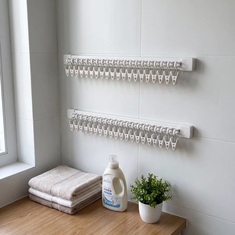 Wandmontierter rotierender Haarschmuck- und Haarbandorganisator mit schwenkbaren Clip-Haken