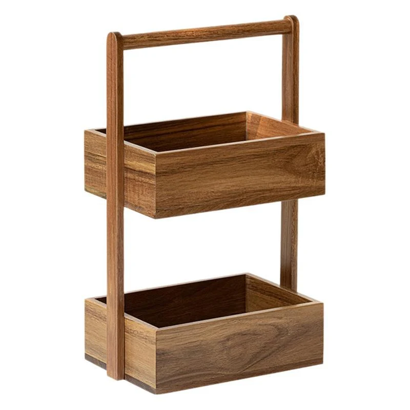 Holz Mehrstufiger Kosmetikorganisator Brehn