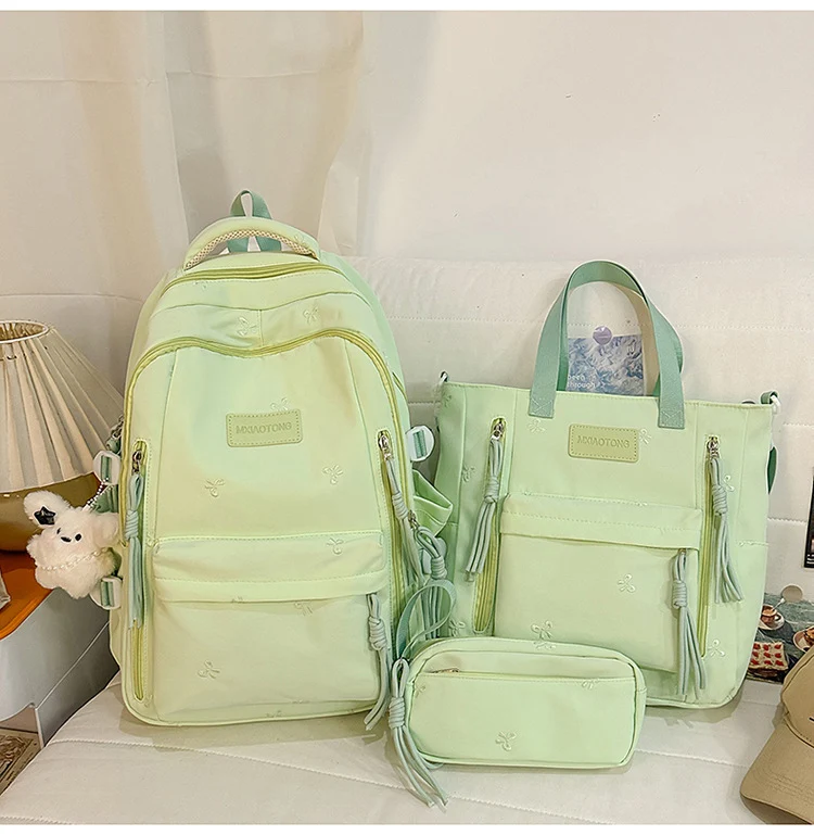 Multifunktionaler Schulrucksack und Tragetaschen-Set Skanto