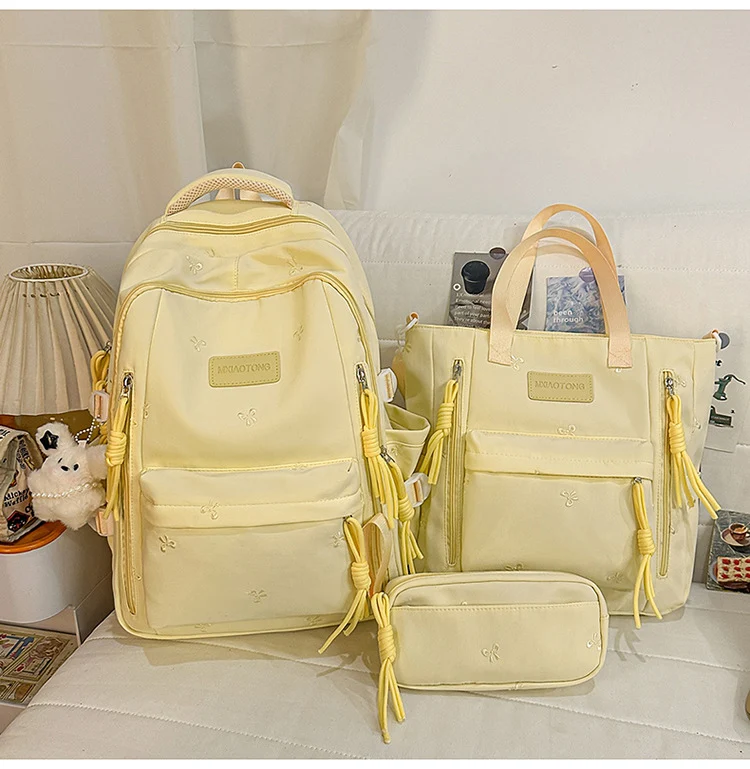Multifunktionaler Schulrucksack und Tragetaschen-Set Skanto