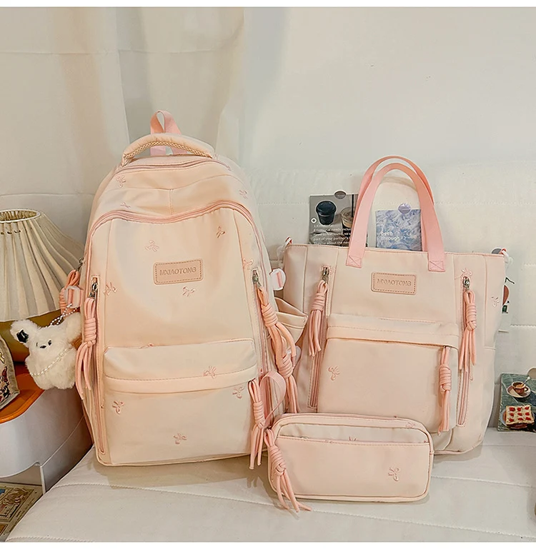 Multifunktionaler Schulrucksack und Tragetaschen-Set Skanto
