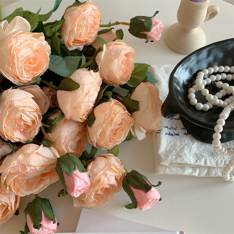 Faux Floral Rose Stiel
