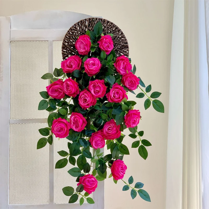 Elegante Blumen Wanddekoration