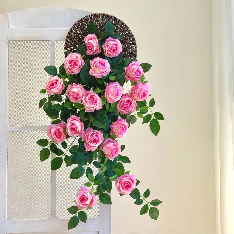 Elegante Blumen Wanddekoration