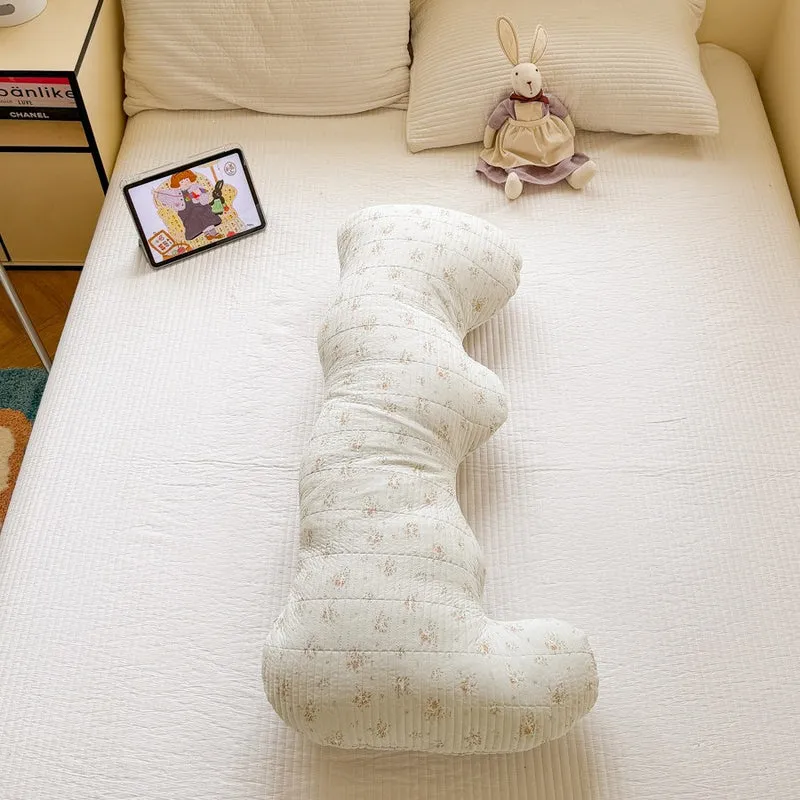 Ergonomisches Schwangerschafts- und Stillkörperkissen mit C‑Form