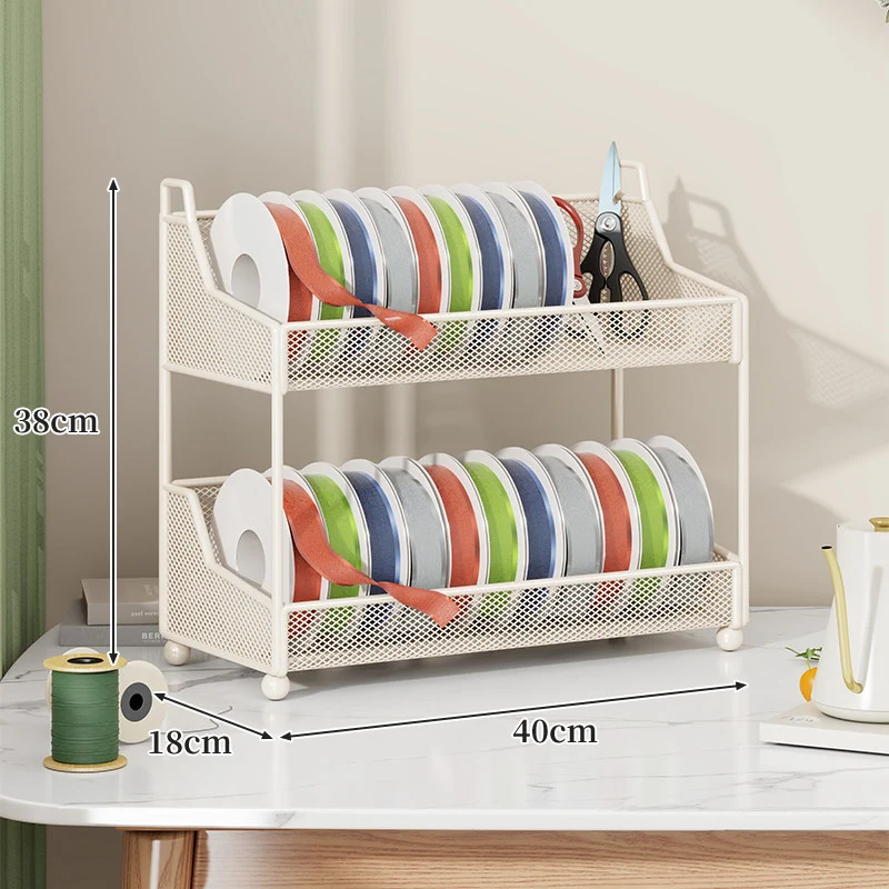 Bandrolle und Bastelbedarf Netz Organizer Regal