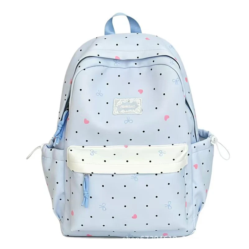 Dekorativer Polka-Dot-Rucksack Skanto