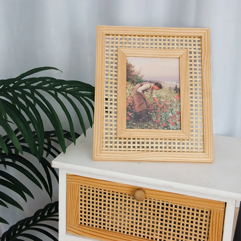 Dekorativer Woven-Fotohalter Brehn