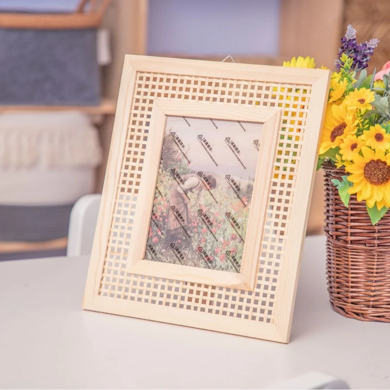 Dekorativer Fotorahmen aus Naturholz Brehn