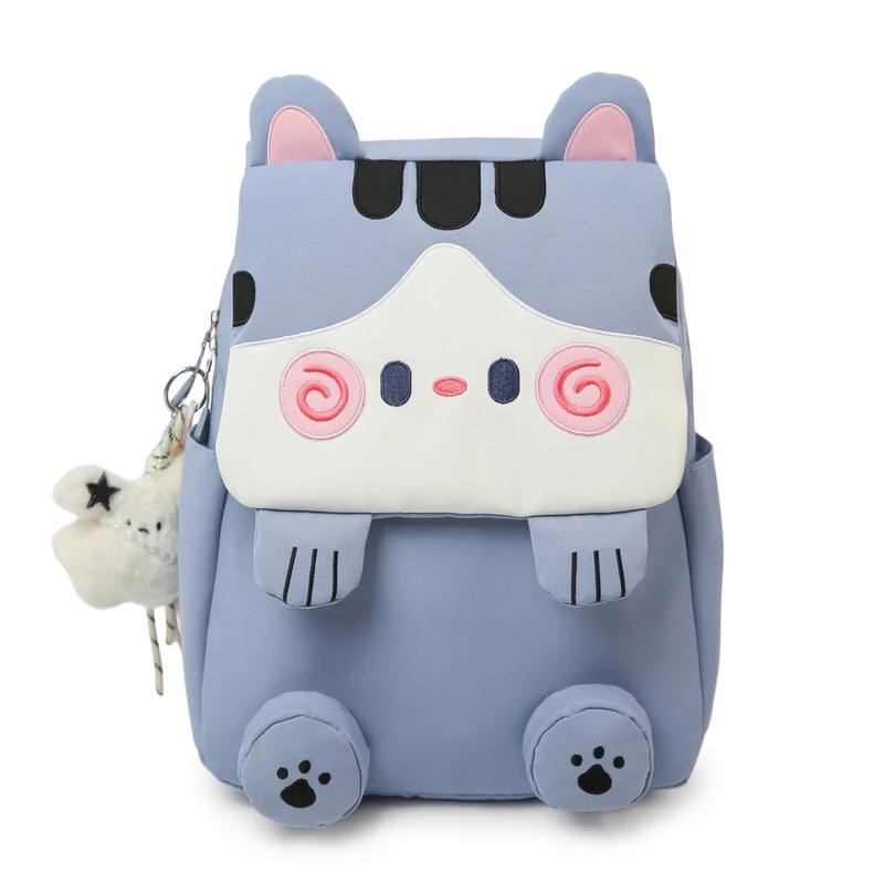 Niedlicher Plüsch-Rucksack mit Katzenmotiv Skanto