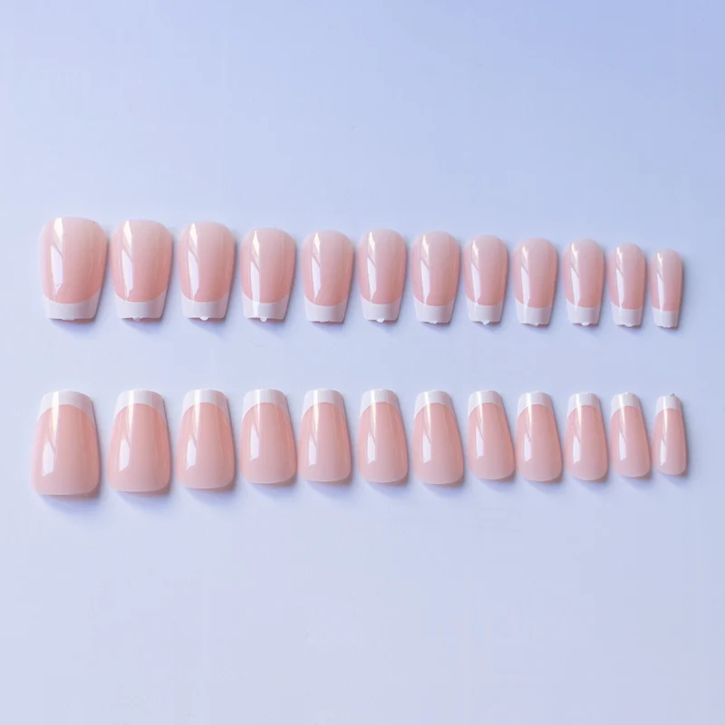 French Tip Acryl Nagelkunst Set