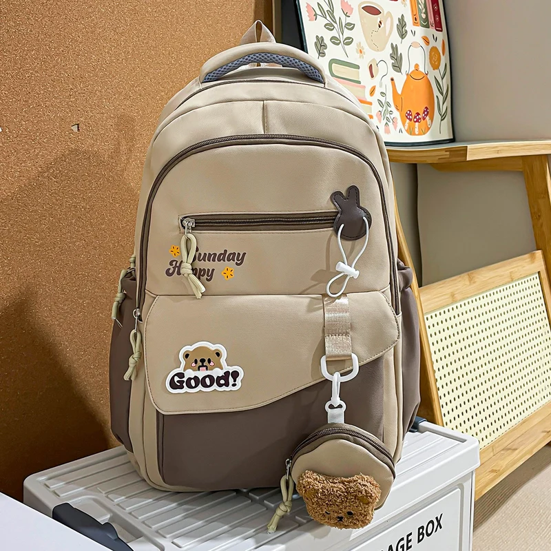 Niedlicher Schulrucksack mit Tiermotiv Skanto