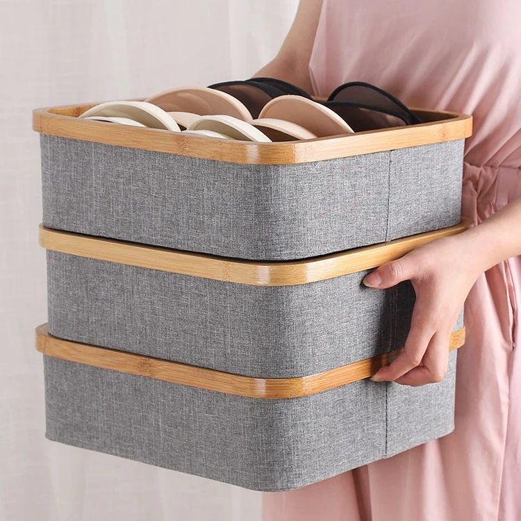 Bambus Aufbewahrungstablett Organizer Brehn