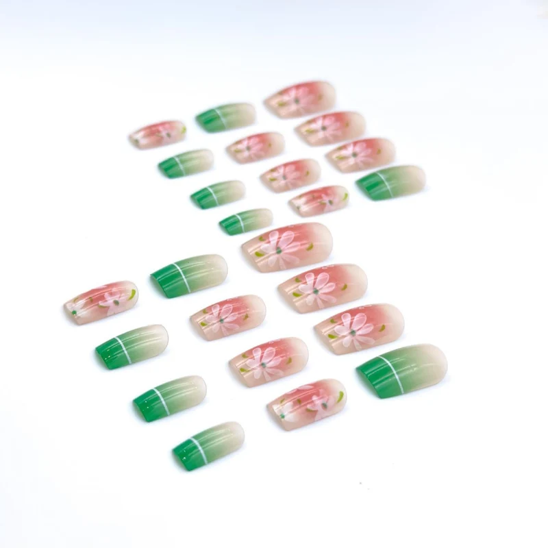 Floral Ombre Nail Art Set