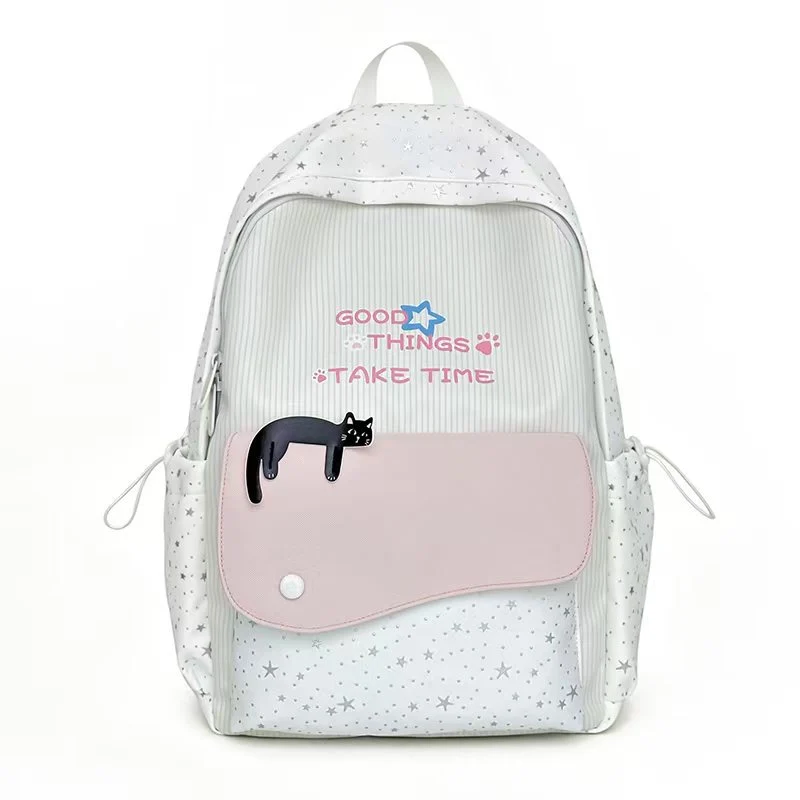 Lässiger Rucksack mit Katzenmotiv Skanto