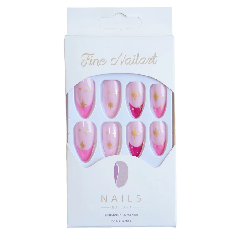 Dekoratives Press-On-Nageldesign