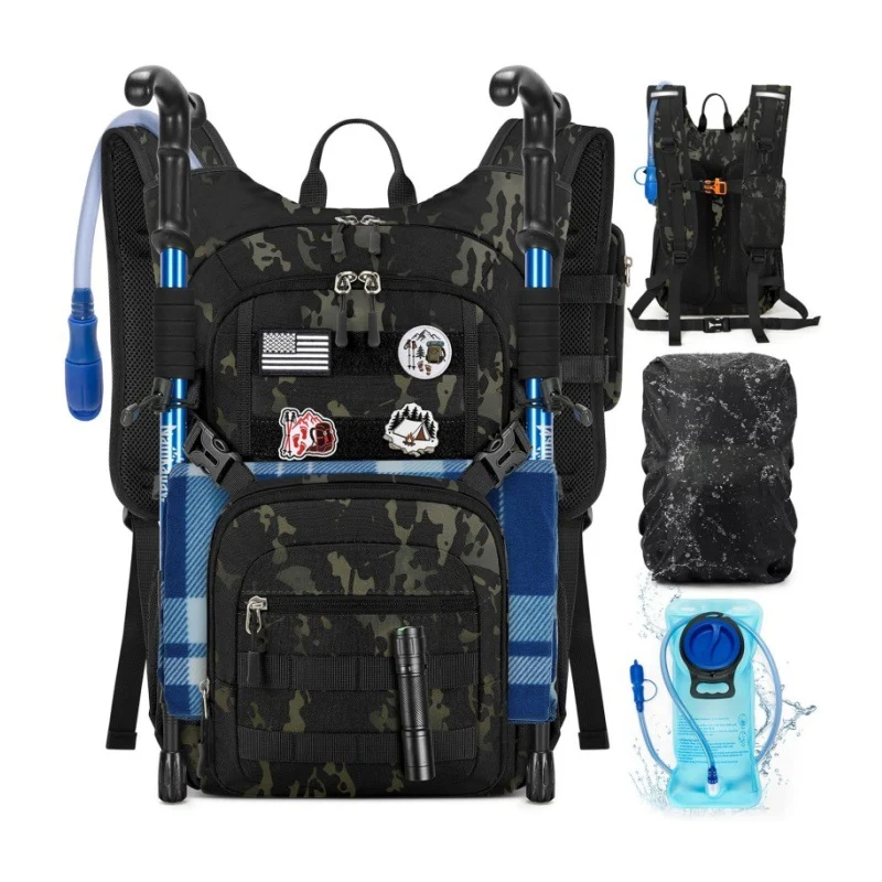 Multifunktionaler Outdoor-Rucksack mit integrierter Trinkblase und ergonomischem Design Skanto