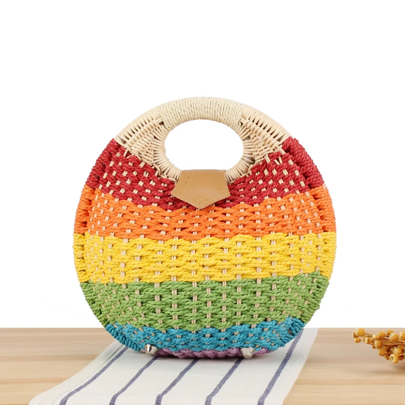 Handtasche im modernen Korbflecht-Design Skanto