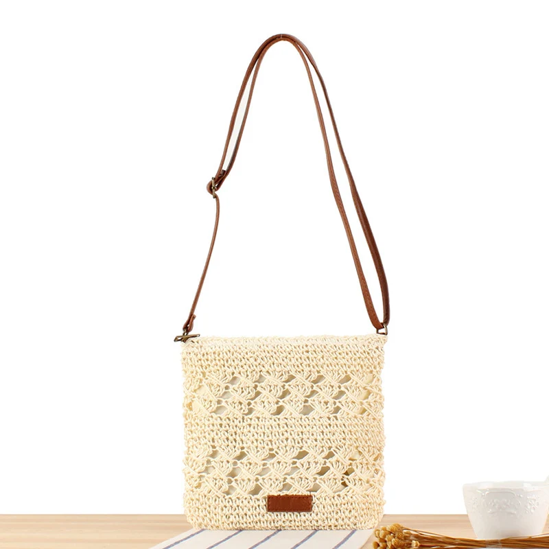 Handtasche mit modernem Flechtmuster Skanto